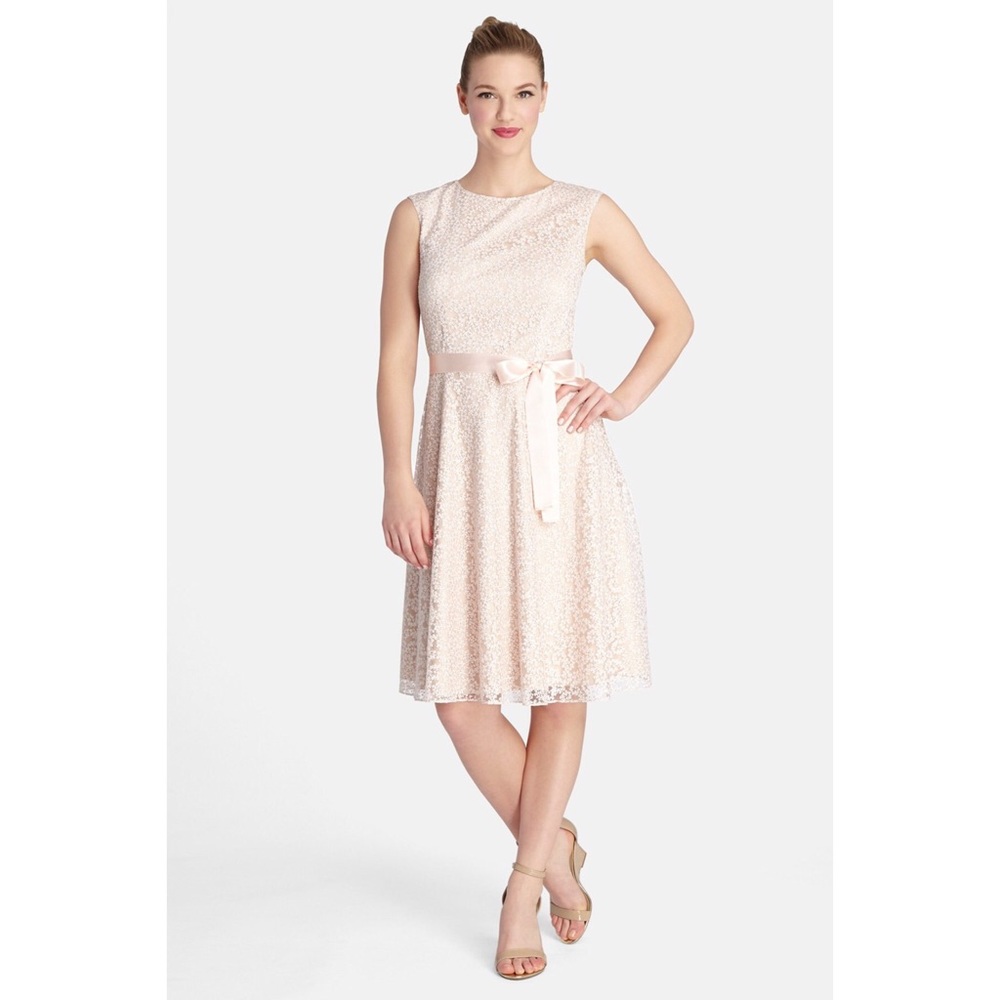 Tahari Lace Fit & Flare Dress, Size 6, NWT